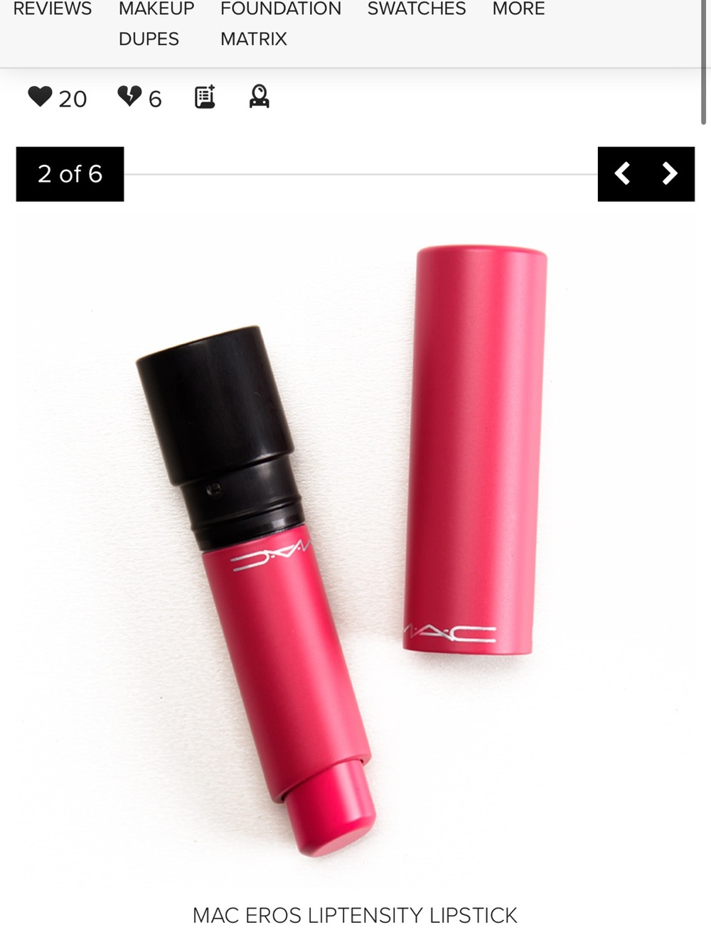 MAC Liptensity Lipstick - Bright Pink “Eros”